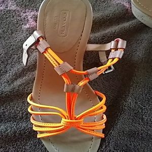 Coach Georgiana Wedge heel sandles